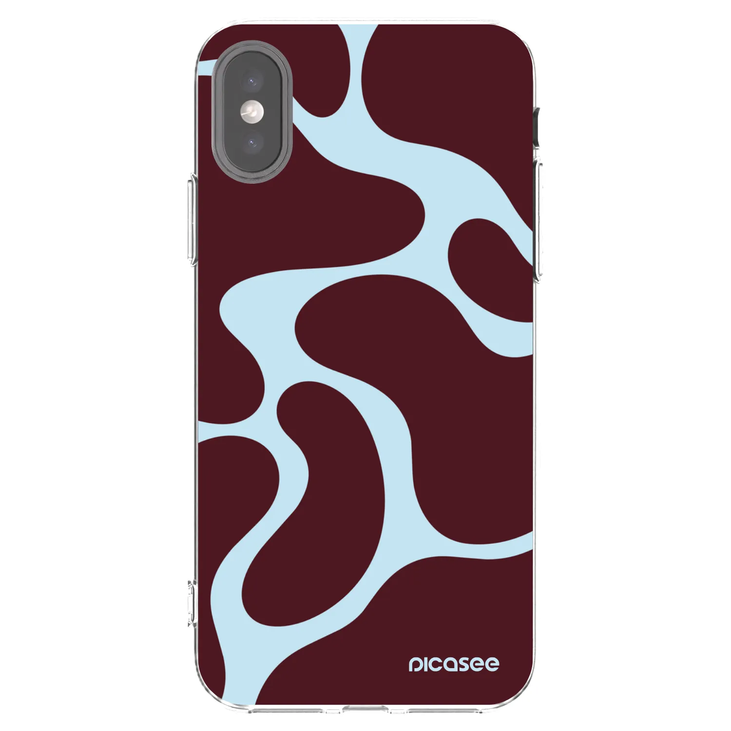 Picasee silikonski prozorni ovitek za Apple iPhone X/XS - Soft Detour