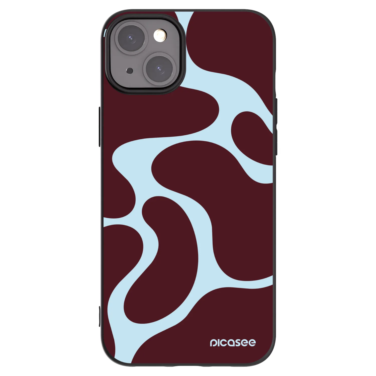 Picasee silikonski črni ovitek za Apple iPhone 15 Plus - Soft Detour