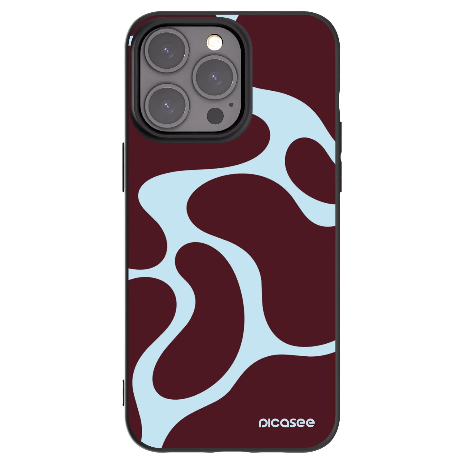Picasee silikonski črni ovitek za Apple iPhone 15 Pro Max - Soft Detour