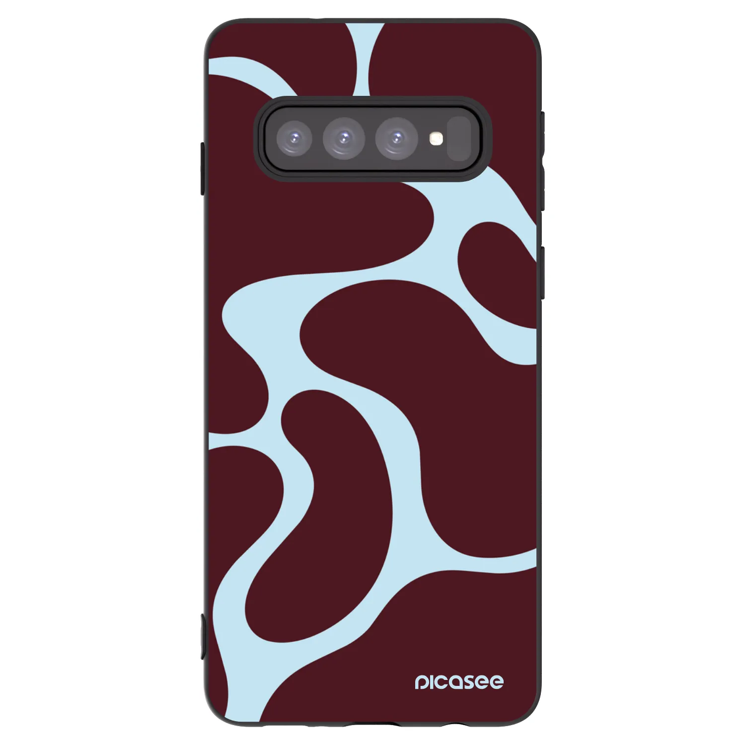 Picasee silikonski črni ovitek za Samsung Galaxy S10 G973 - Soft Detour