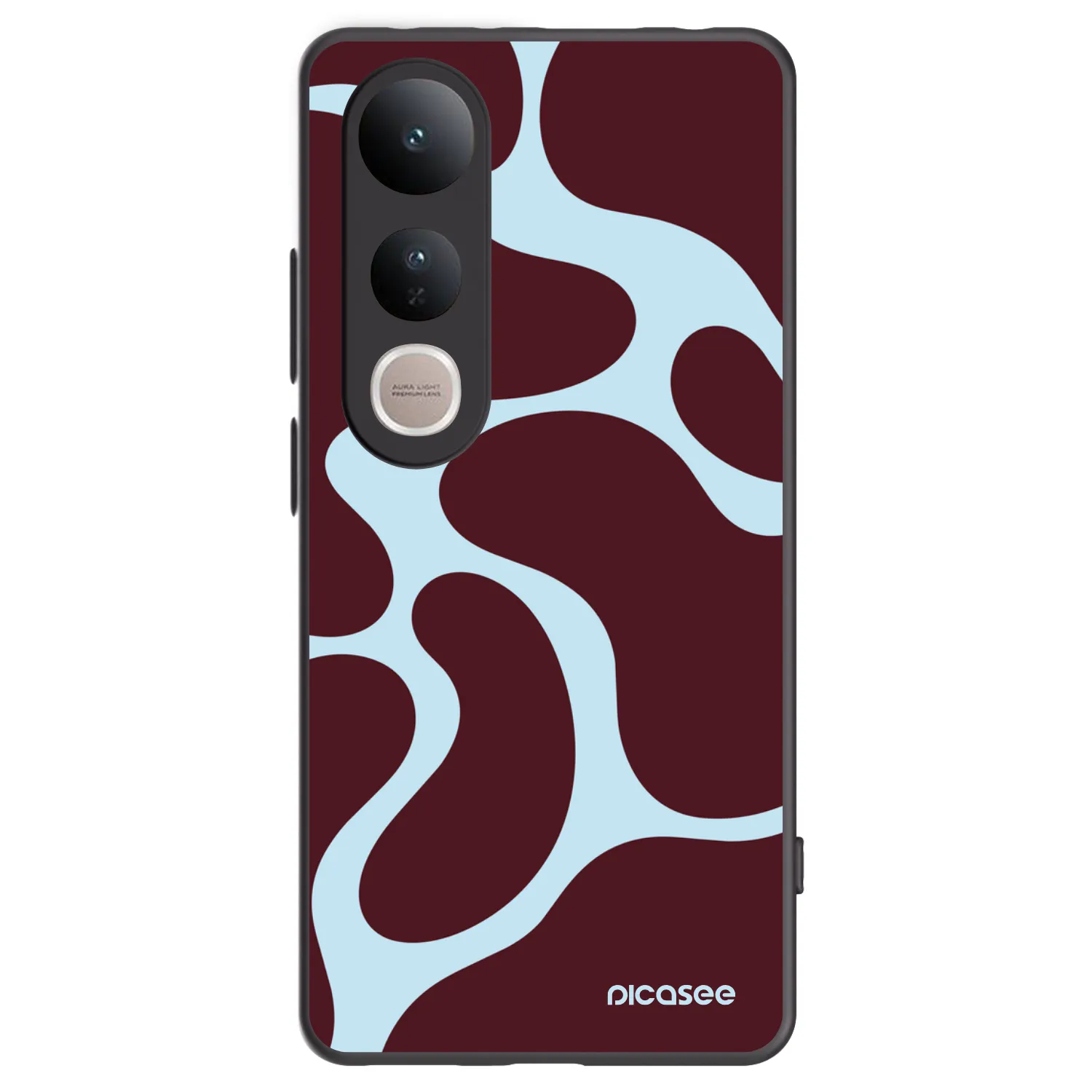Picasee silikonski črni ovitek za Vivo V50 Lite 5G - Soft Detour