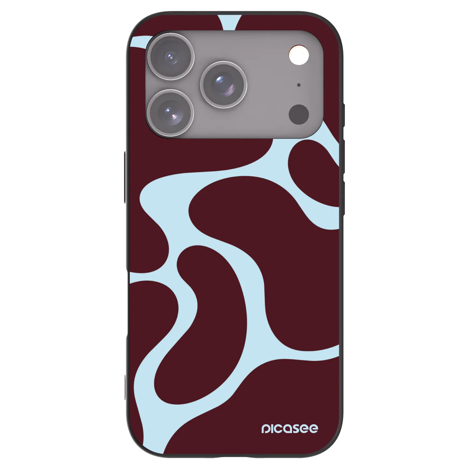 Picasee silikonski črni ovitek za Apple iPhone 17 Pro - Soft Detour