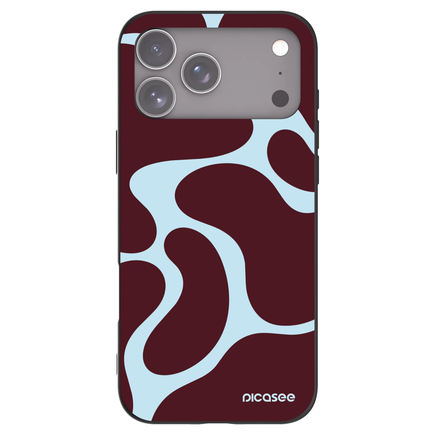 Picasee silikonski črni ovitek za Apple iPhone 17 Pro Max - Soft Detour