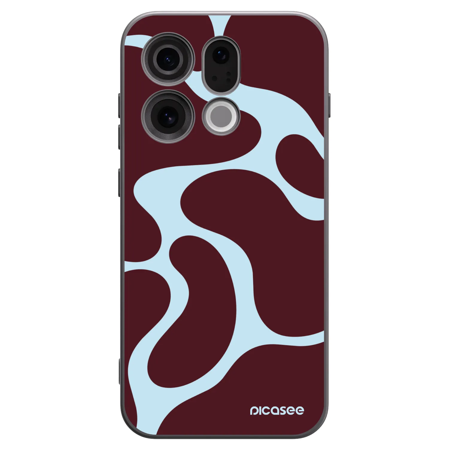 Picasee silikonski črni ovitek za OPPO Find X9 - Soft Detour