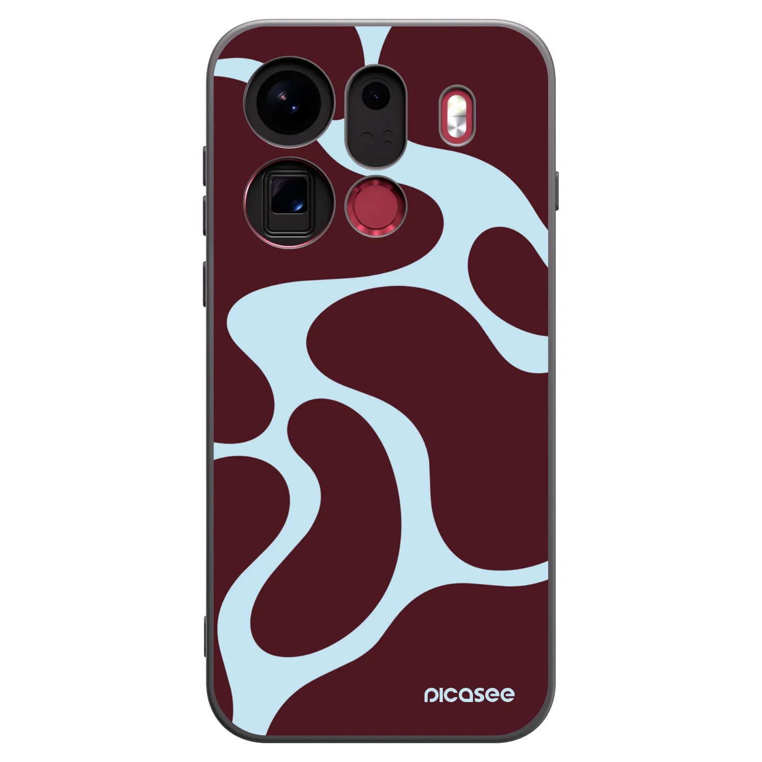 Picasee silikonski črni ovitek za OPPO Find X9 Pro - Soft Detour