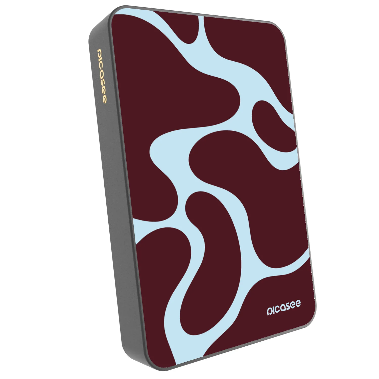 Picasee Prenosna baterija z MagSafe 10 000 mAh Siva - Soft Detour