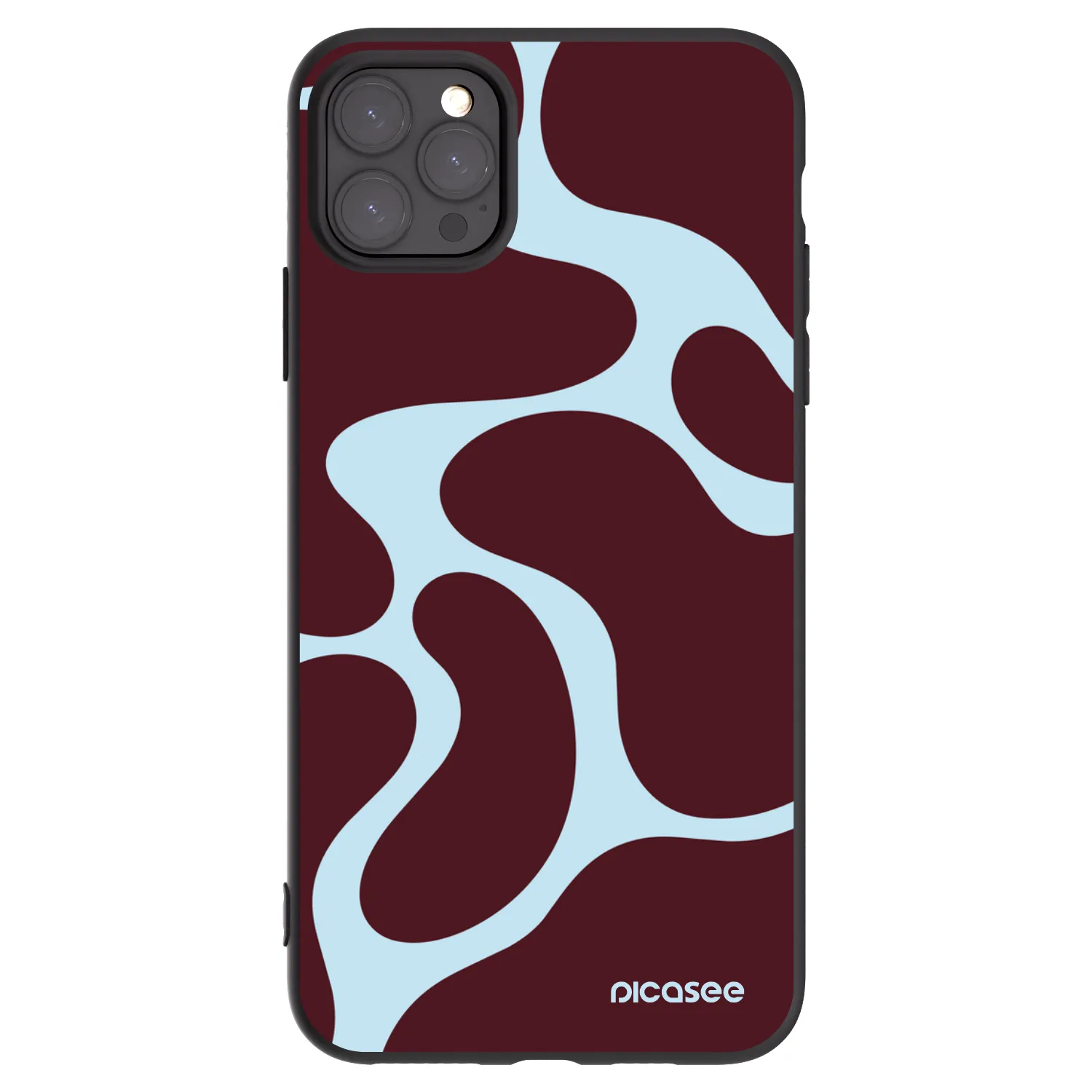 Picasee silikonski črni ovitek za Apple iPhone 11 Pro Max - Soft Detour