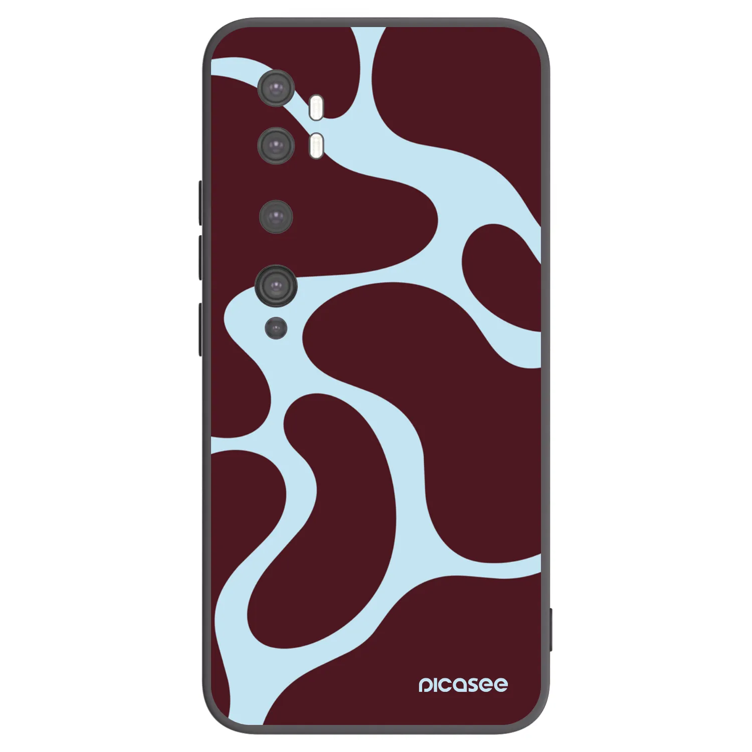 Picasee silikonski črni ovitek za Xiaomi Mi Note 10 (Pro) - Soft Detour