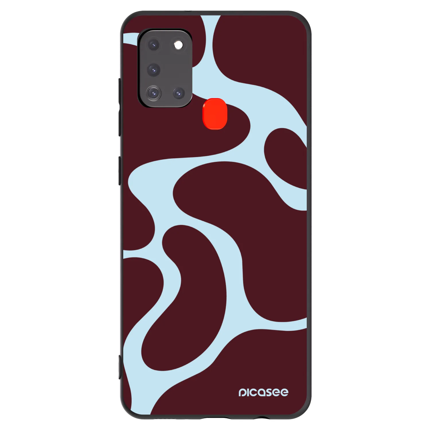 Picasee silikonski črni ovitek za Samsung Galaxy A21s - Soft Detour