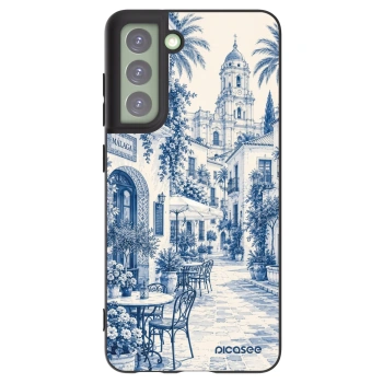 Picasee silikonski črni ovitek za Samsung Galaxy S21 FE 5G - Calle Azul