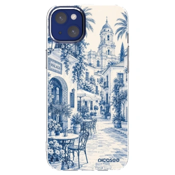 Picasee silikonski prozorni ovitek za Apple iPhone 14 Plus - Calle Azul