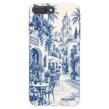 Picasee silikonski prozorni ovitek za Apple iPhone 8 Plus - Calle Azul