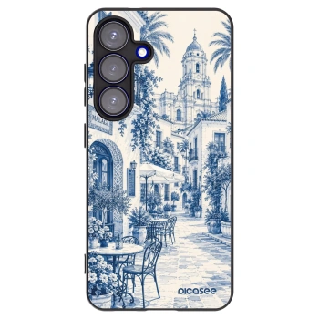 Picasee silikonski črni ovitek za Samsung Galaxy S25 5G - Calle Azul