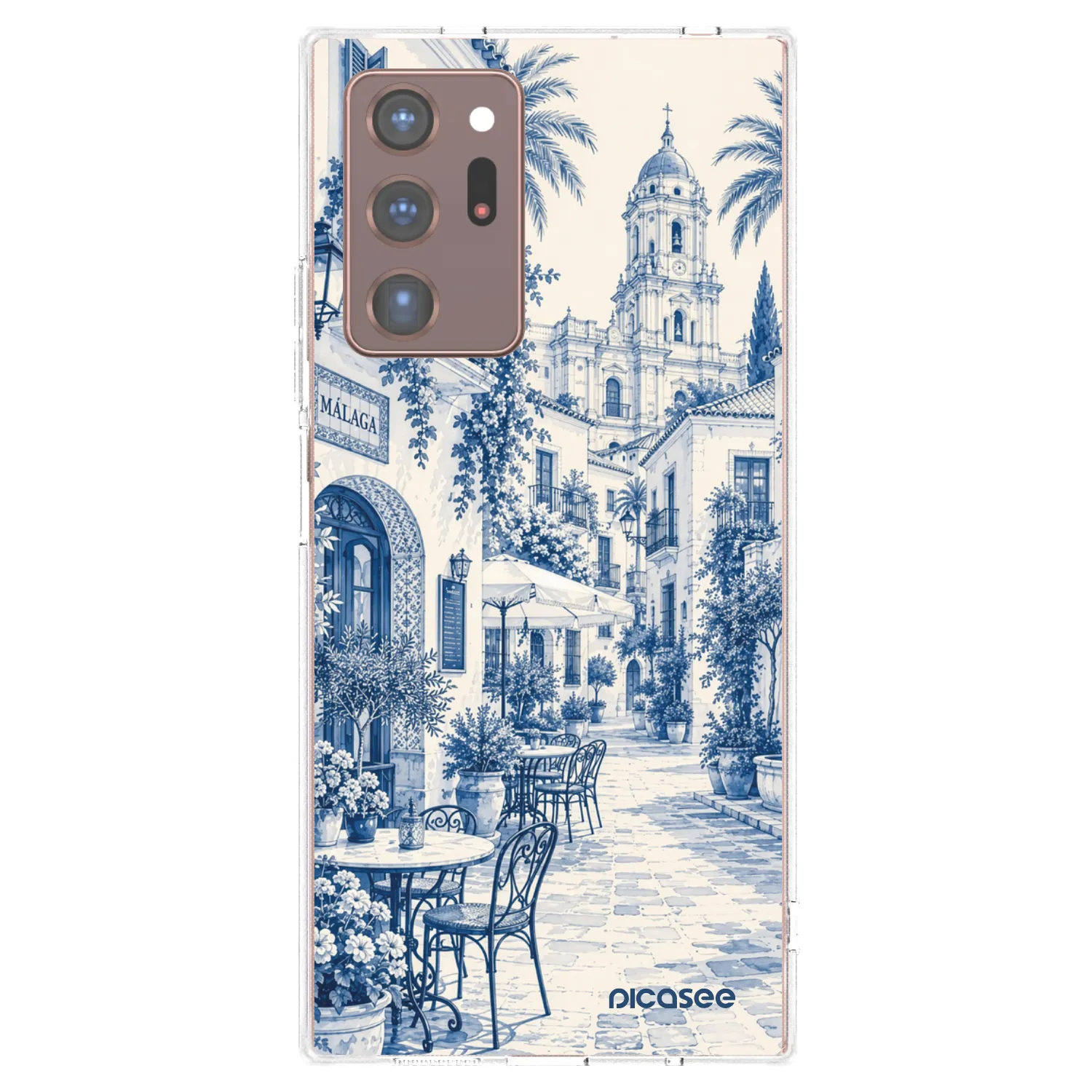 Picasee silikonski prozorni ovitek za Samsung Galaxy Note 20 Ultra - Calle Azul