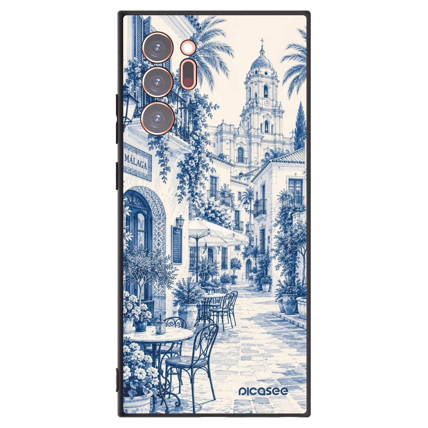 Picasee silikonski črni ovitek za Samsung Galaxy Note 20 Ultra - Calle Azul