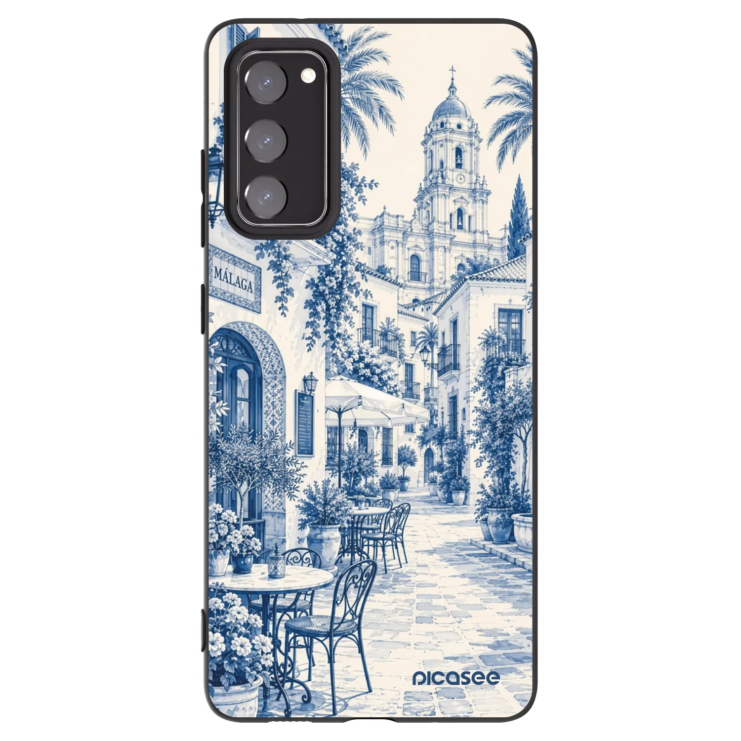 Picasee silikonski črni ovitek za Samsung Galaxy S20 FE - Calle Azul