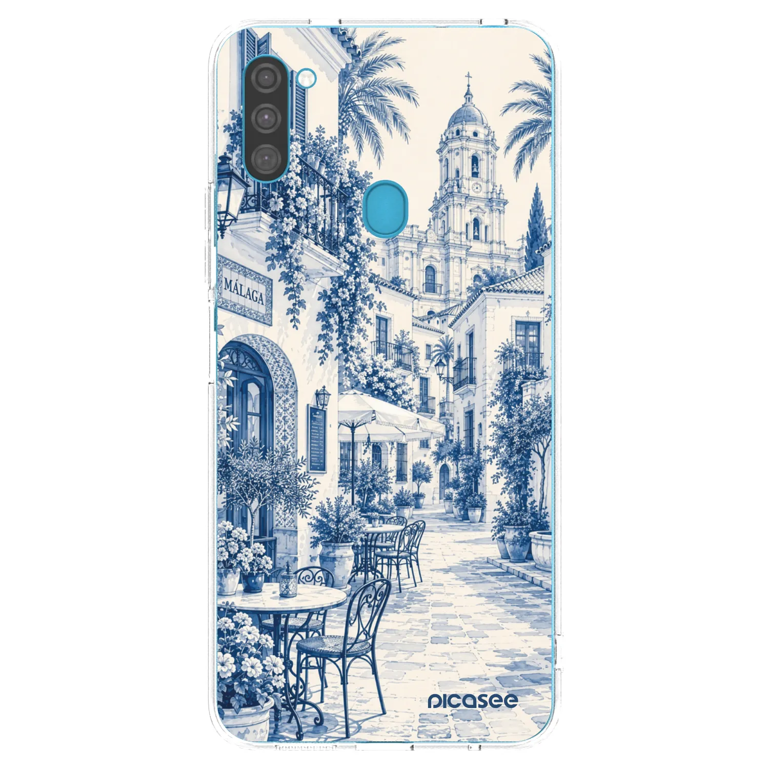 Picasee silikonski prozorni ovitek za Samsung Galaxy M11 - Calle Azul