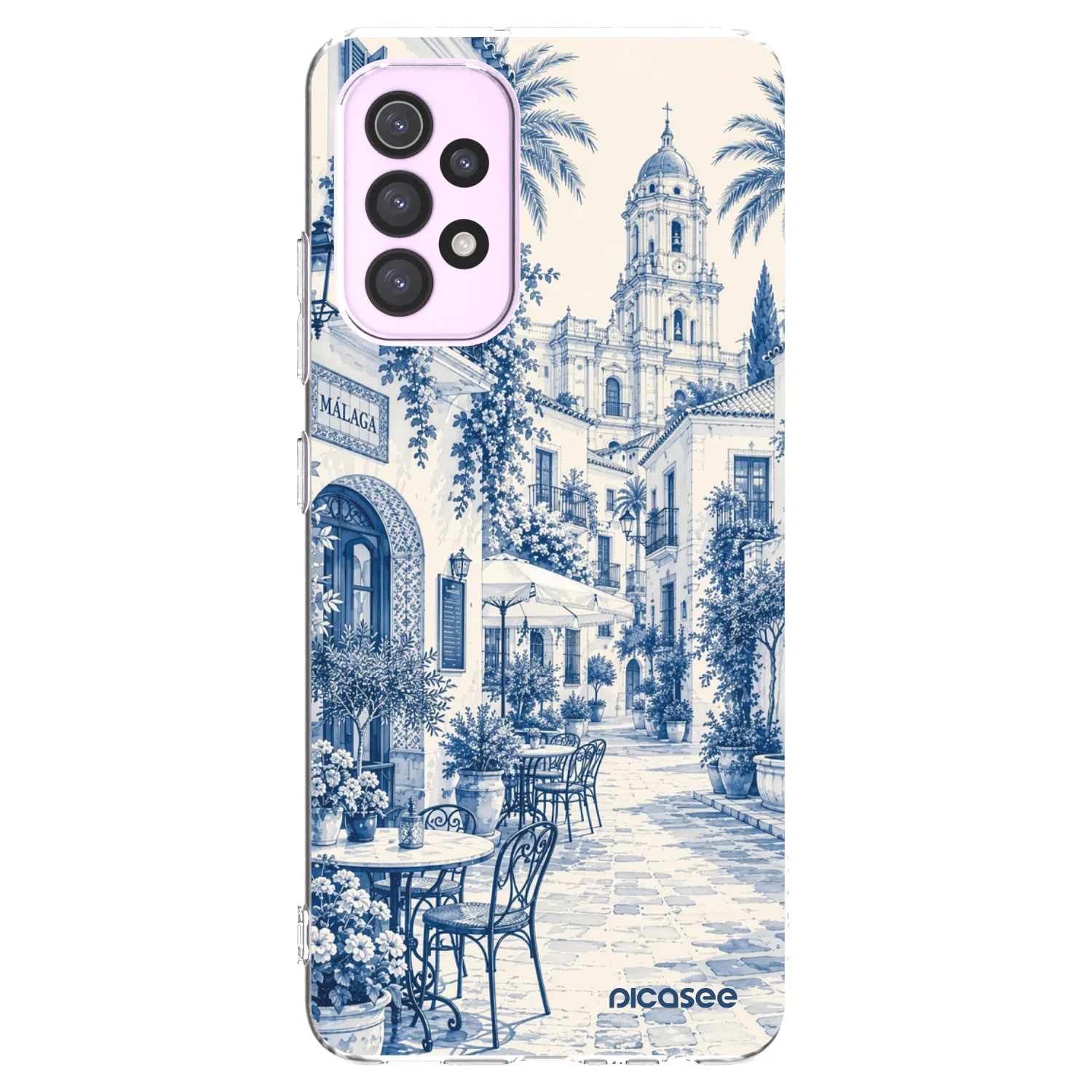 Picasee silikonski prozorni ovitek za Samsung Galaxy A32 5G A326B - Calle Azul