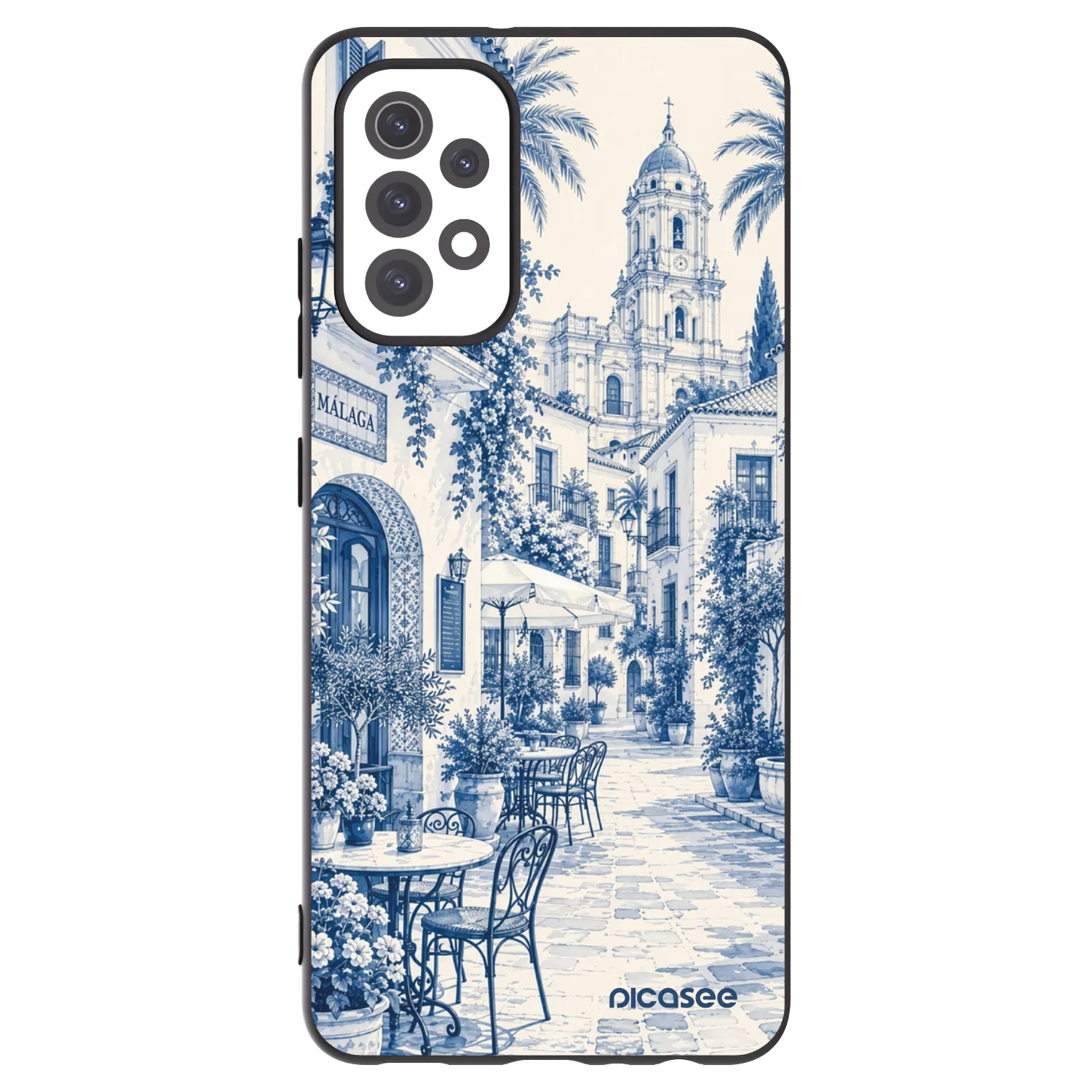 Picasee silikonski črni ovitek za Samsung Galaxy A32 5G A326B - Calle Azul