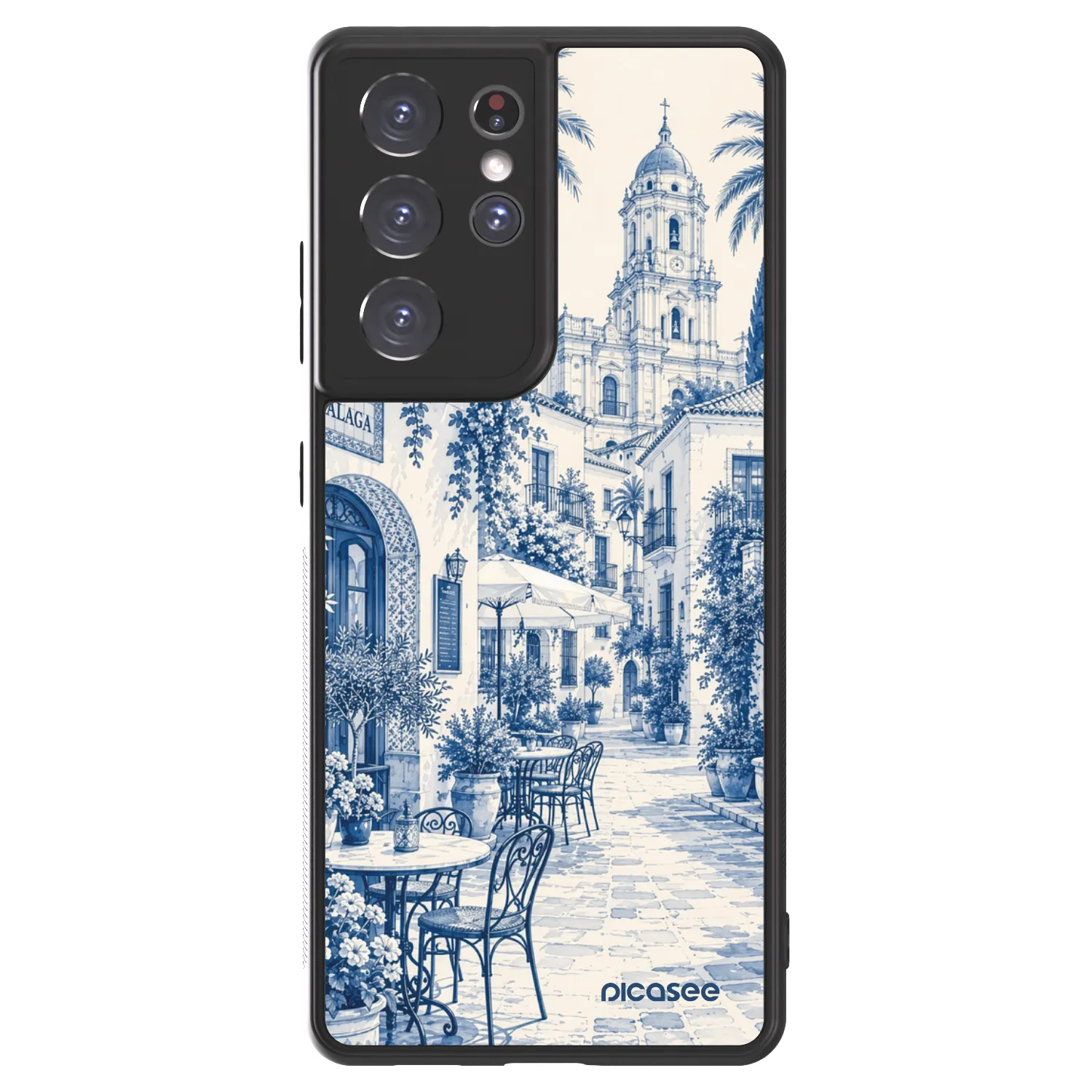 Picasee ULTIMATE CASE za Samsung Galaxy S21 Ultra 5G G998B - Calle Azul