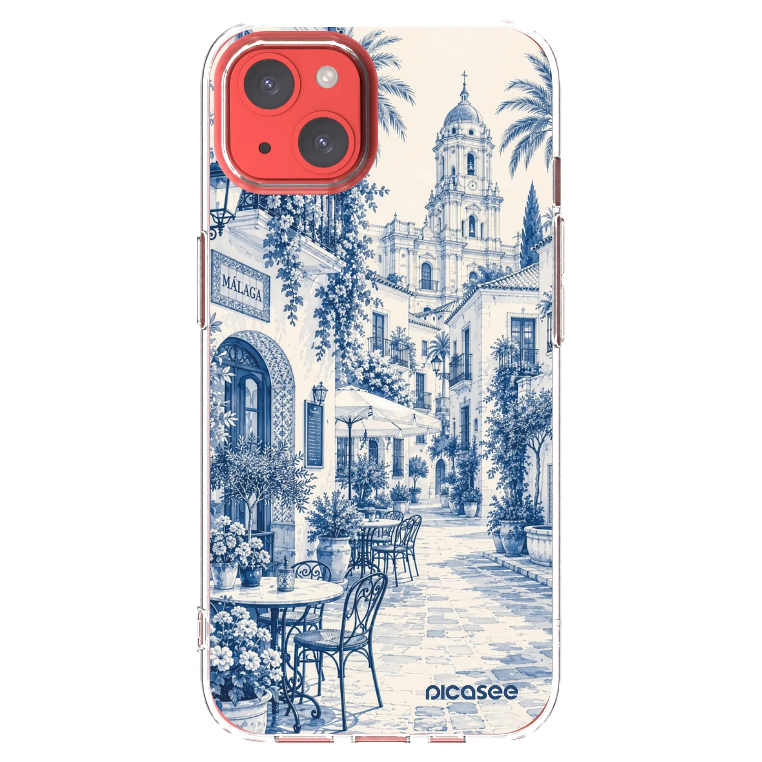 Picasee silikonski prozorni ovitek za Apple iPhone 13 - Calle Azul