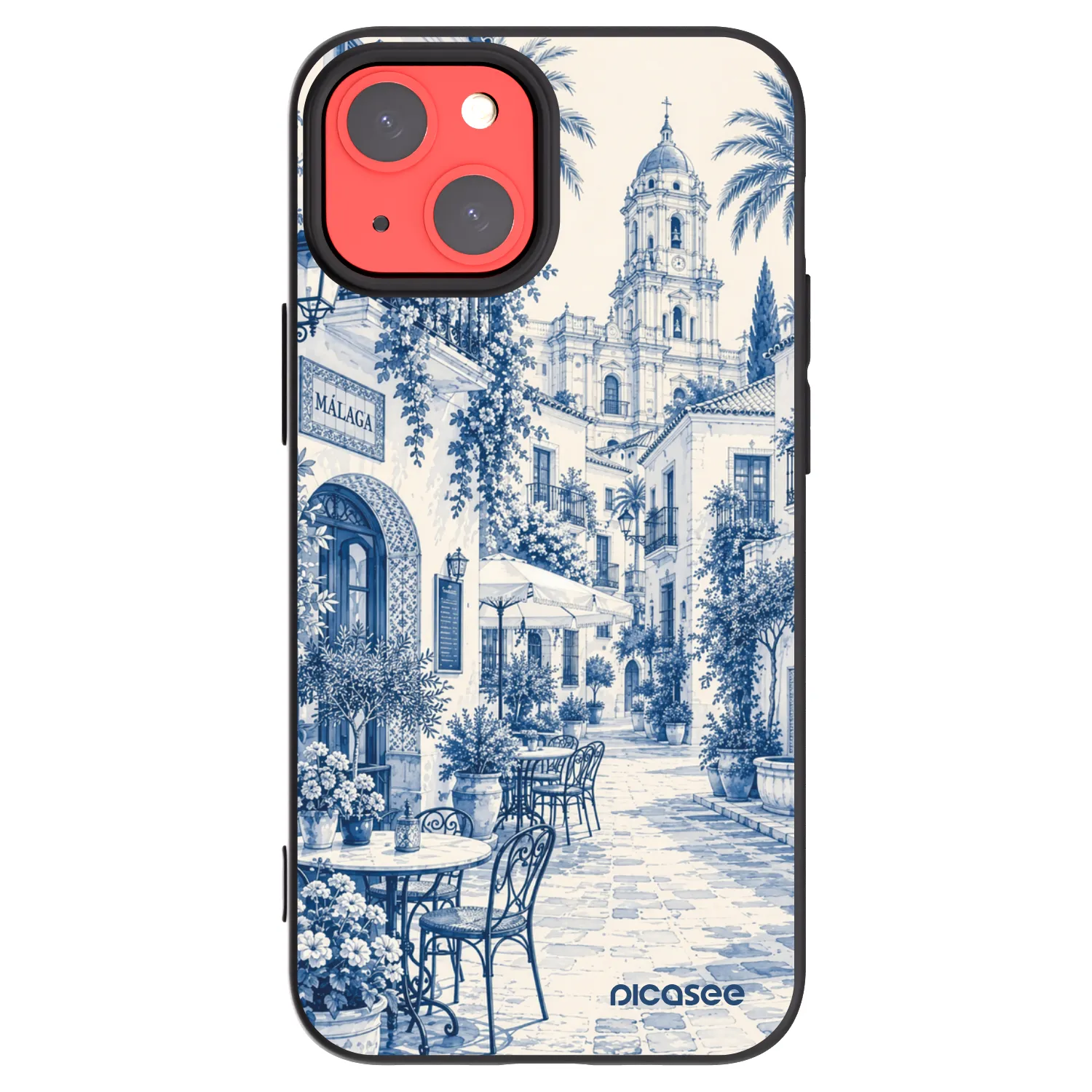 Picasee silikonski črni ovitek za Apple iPhone 13 mini - Calle Azul