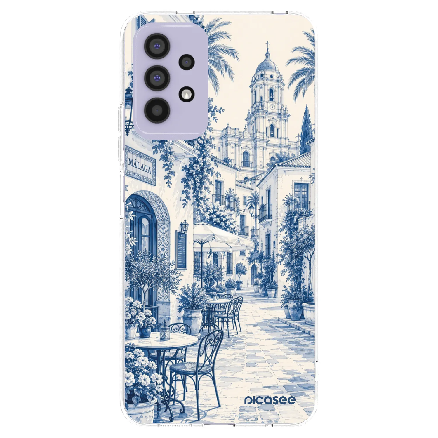 Picasee silikonski prozorni ovitek za Samsung Galaxy A32 4G SM-A325F - Calle Azul