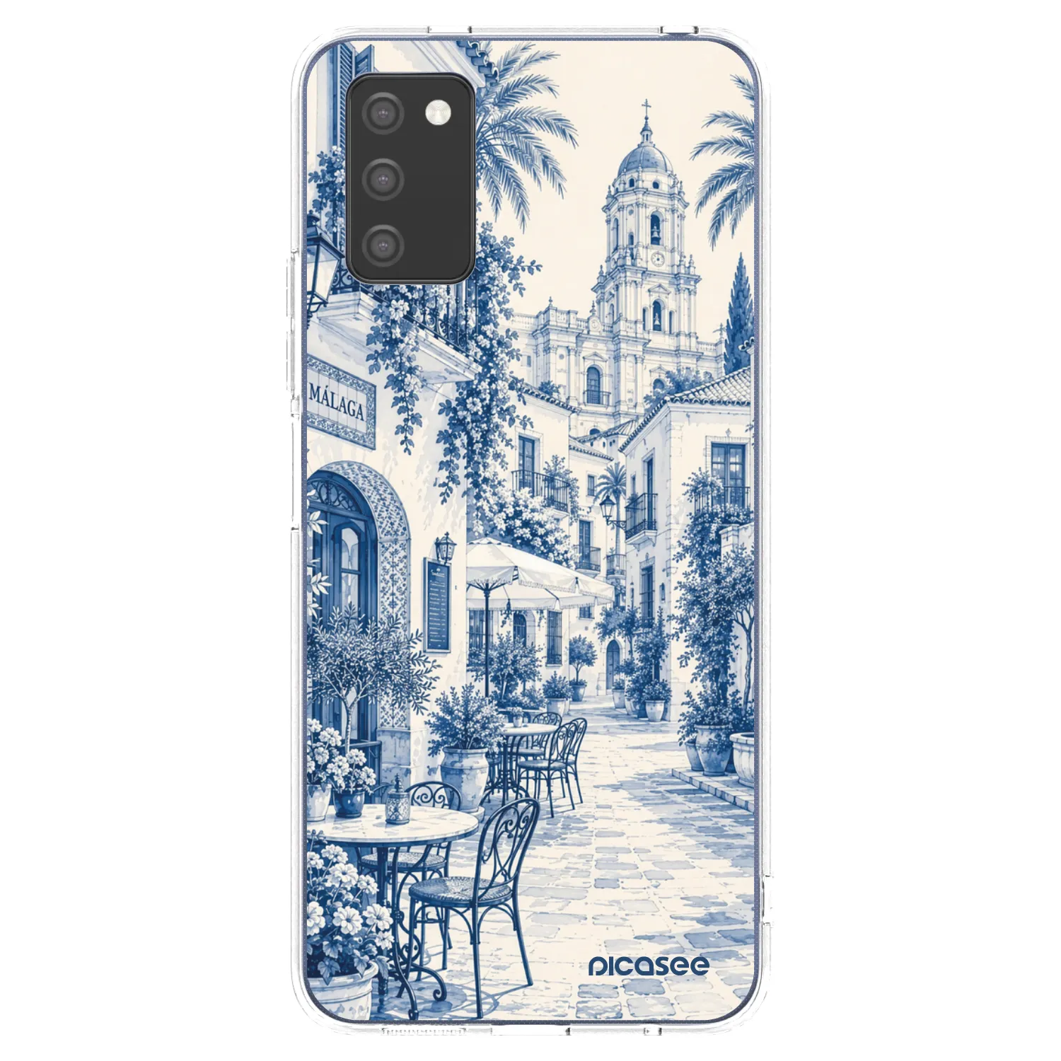 Picasee silikonski prozorni ovitek za Samsung Galaxy A02s A025G - Calle Azul