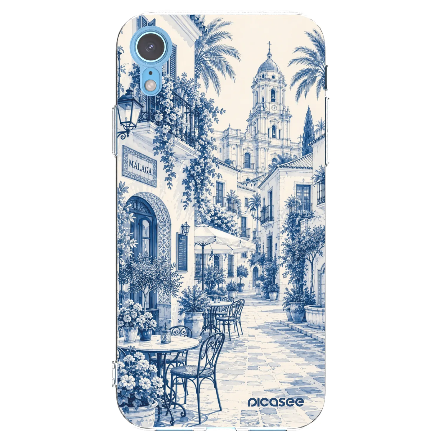 Picasee silikonski prozorni ovitek za Apple iPhone XR - Calle Azul