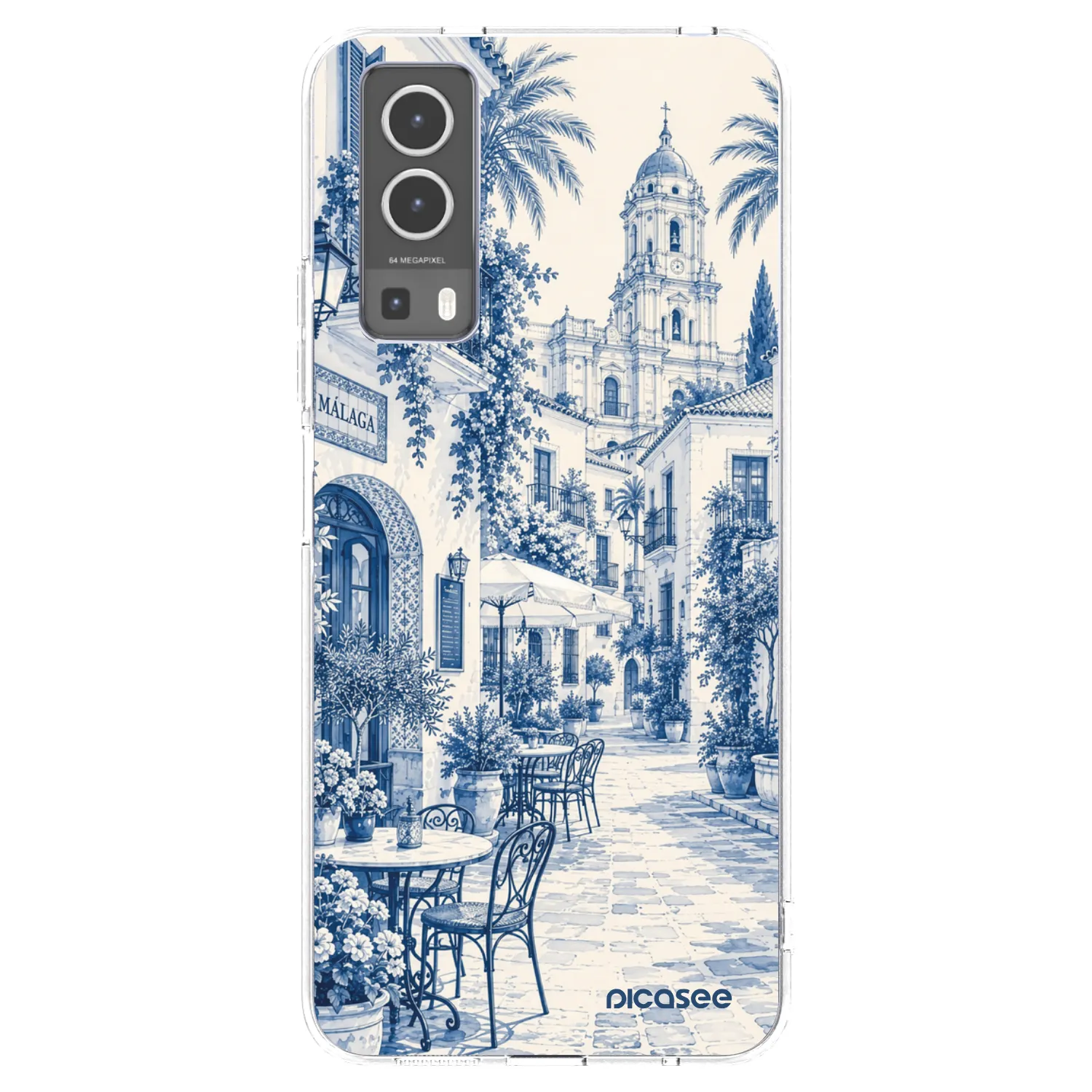 Picasee silikonski prozorni ovitek za Vivo Y72 5G - Calle Azul