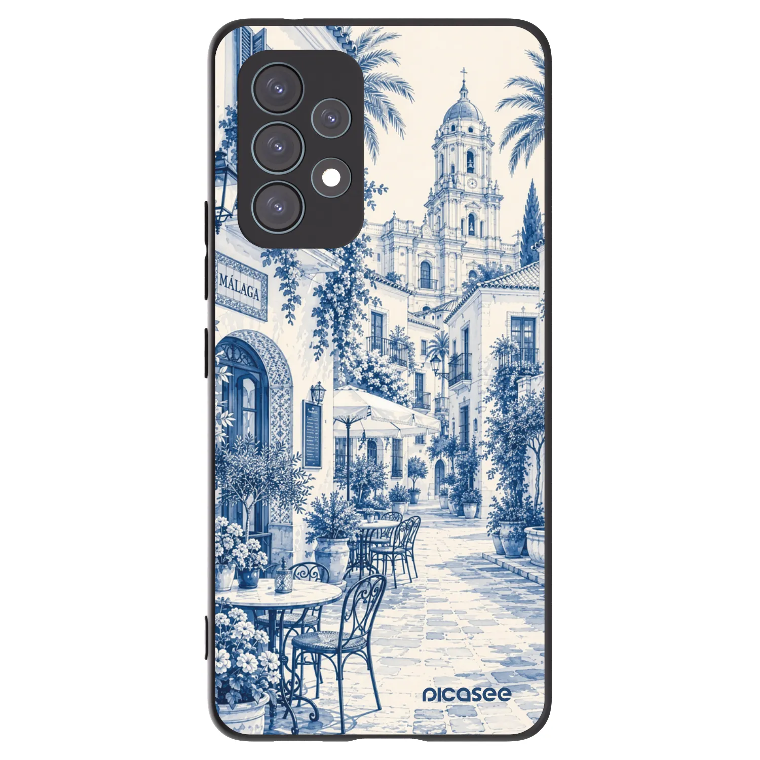 Picasee silikonski črni ovitek za Samsung Galaxy A53 5G A536 - Calle Azul