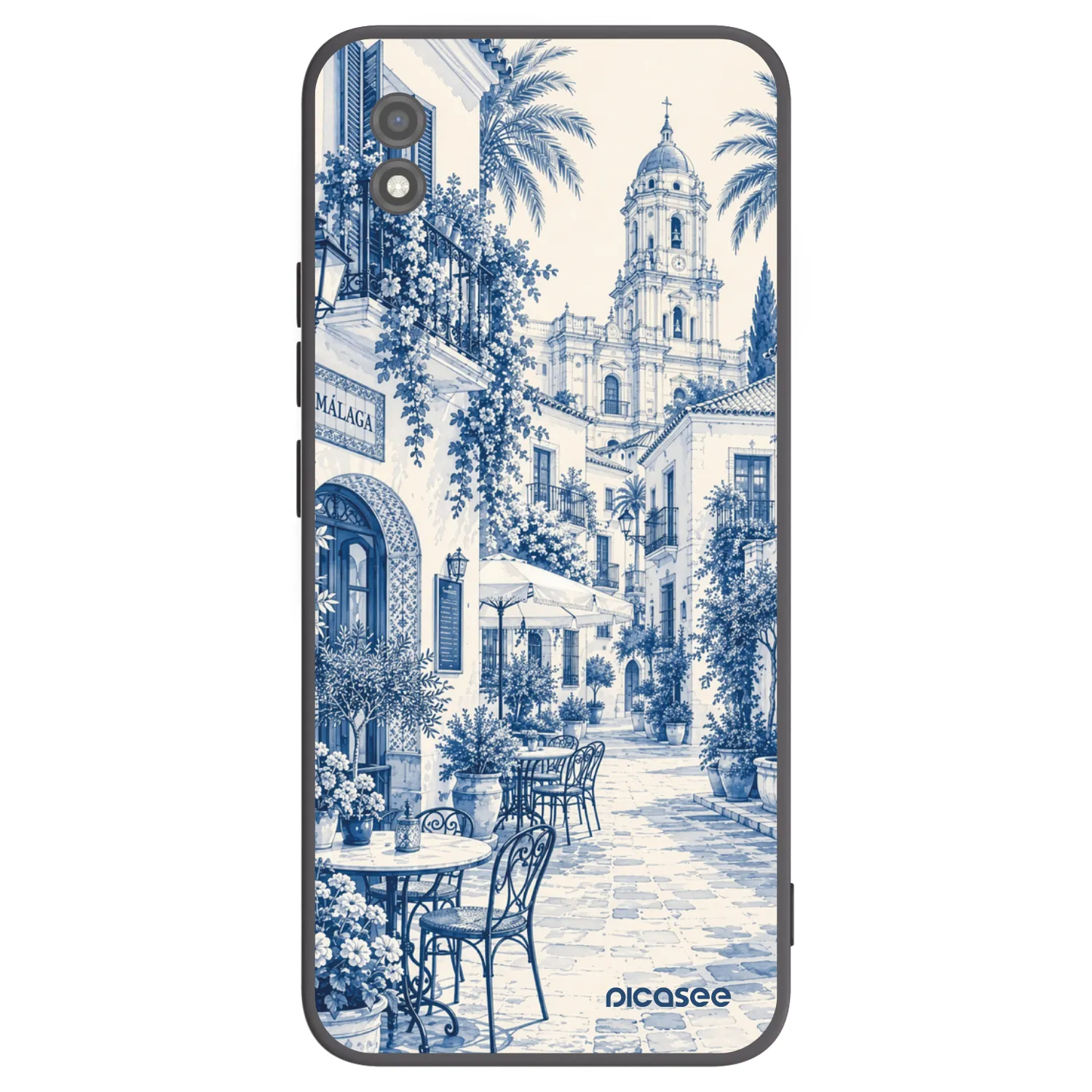 Picasee silikonski črni ovitek za Realme C11 (2021) - Calle Azul