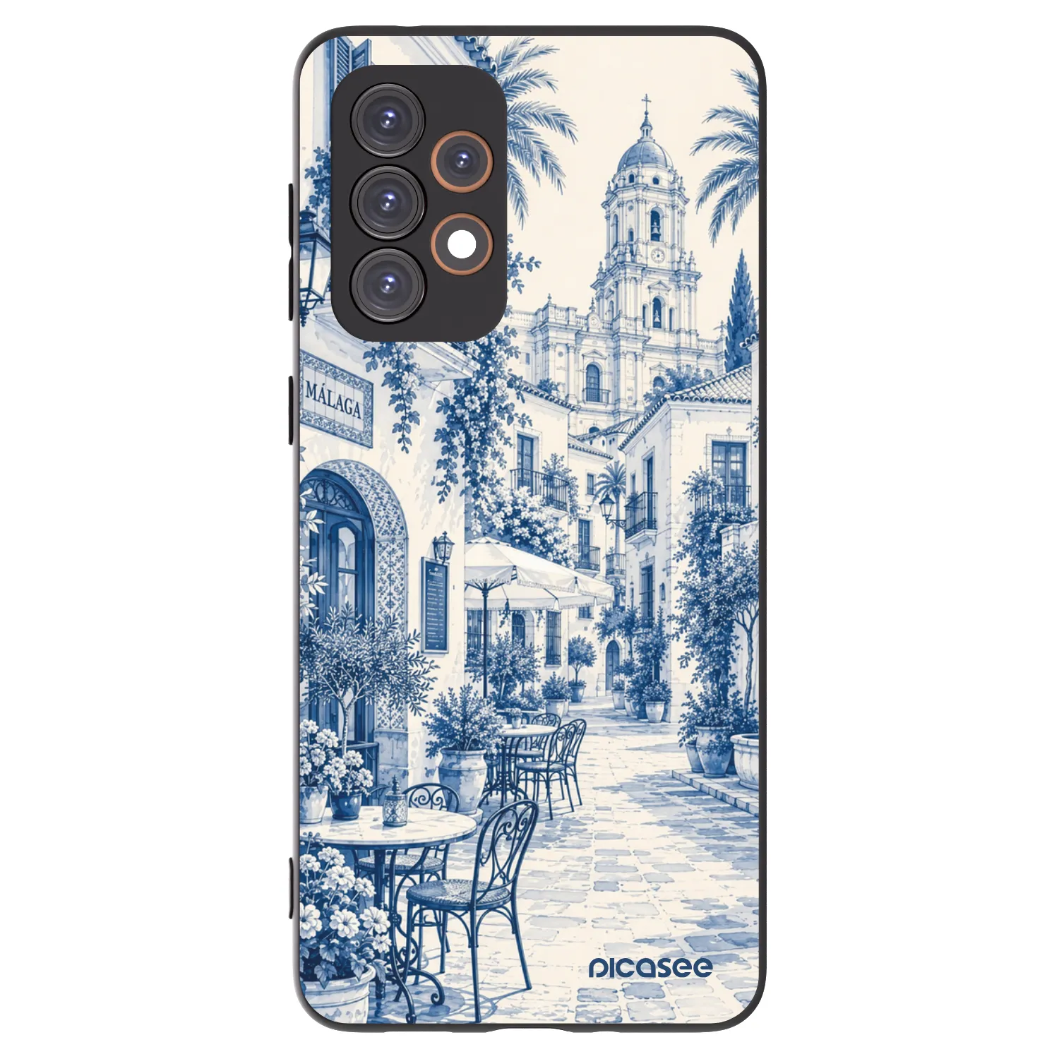 Picasee silikonski črni ovitek za Samsung Galaxy A33 5G A336 - Calle Azul