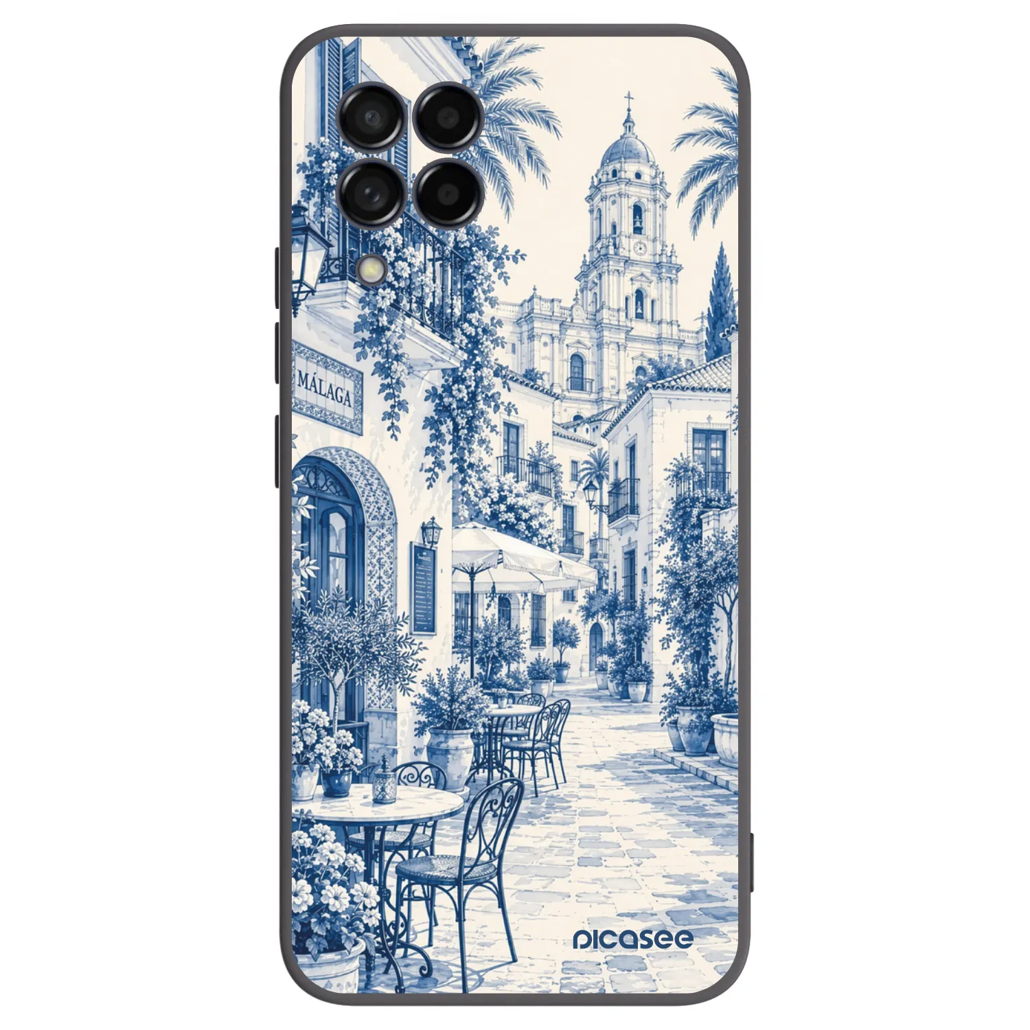 Picasee silikonski črni ovitek za Samsung Galaxy M53 5G - Calle Azul