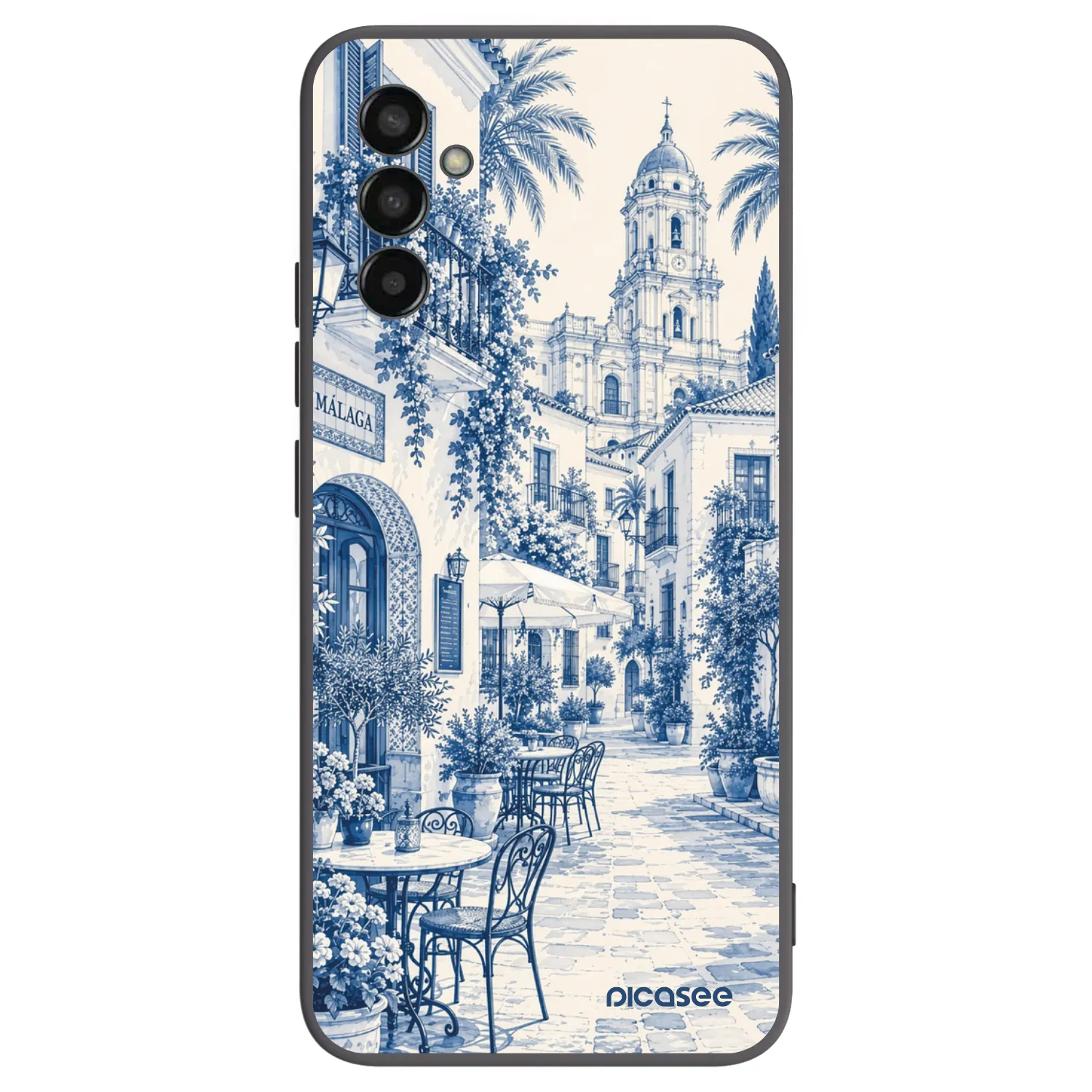 Picasee silikonski črni ovitek za Samsung Galaxy M13 M135F - Calle Azul
