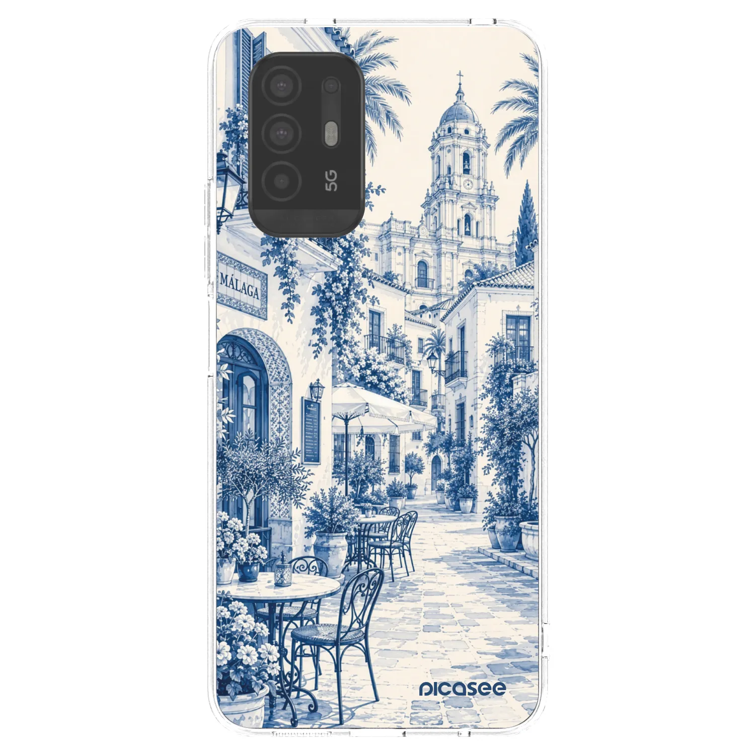 Picasee silikonski prozorni ovitek za OPPO A94 5G - Calle Azul