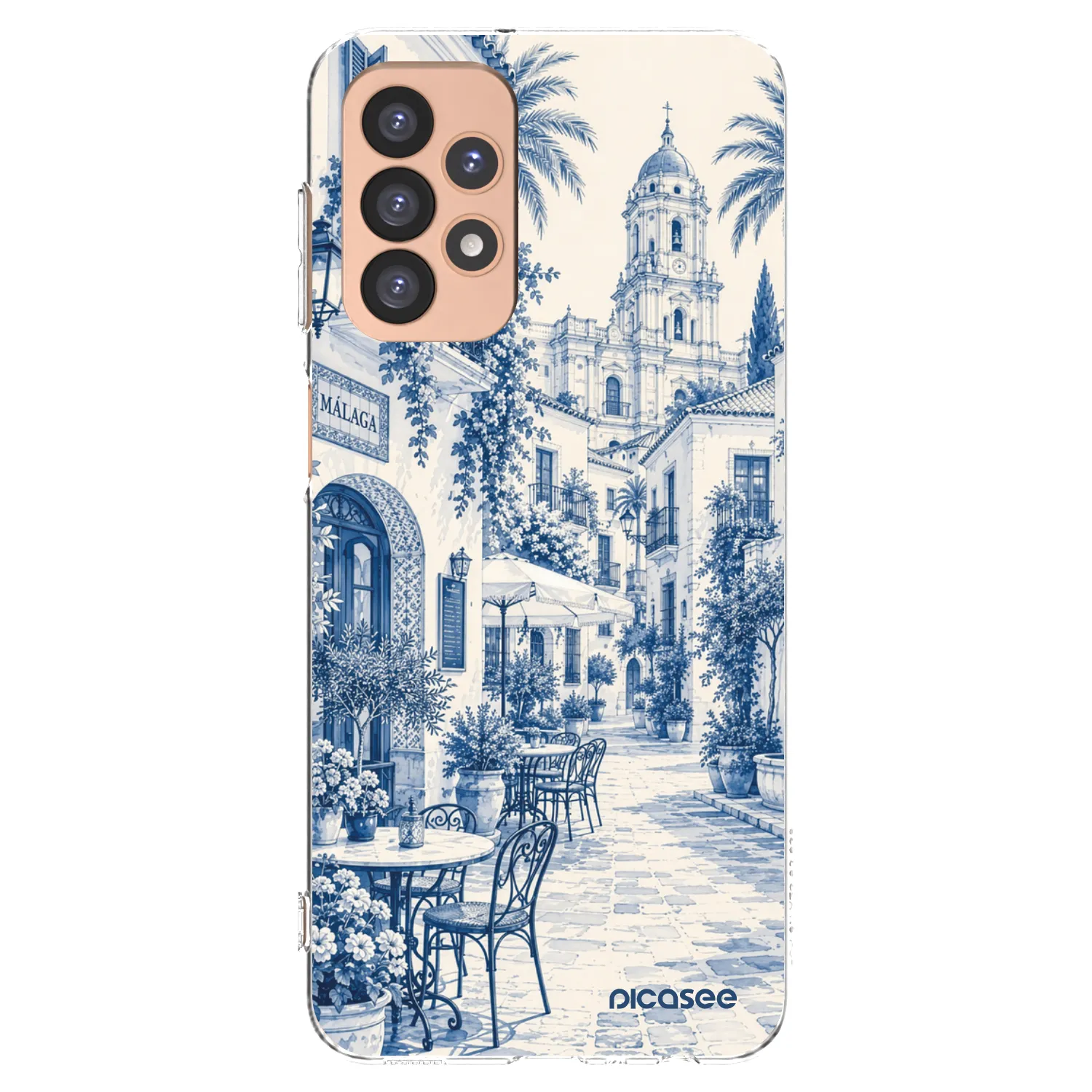 Picasee silikonski prozorni ovitek za Samsung Galaxy A23 A236B 5G - Calle Azul