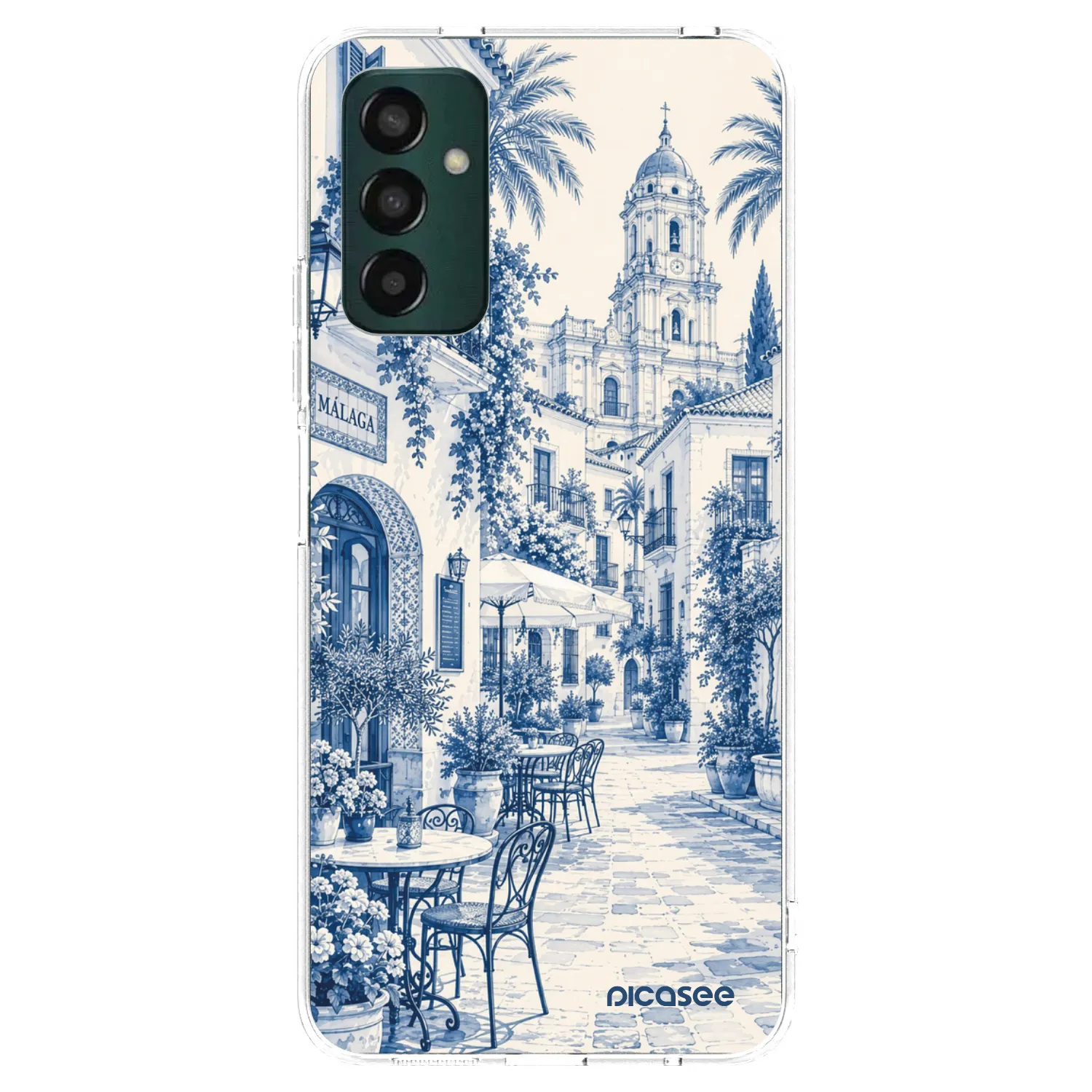 Picasee silikonski prozorni ovitek za Samsung Galaxy M23 5G - Calle Azul