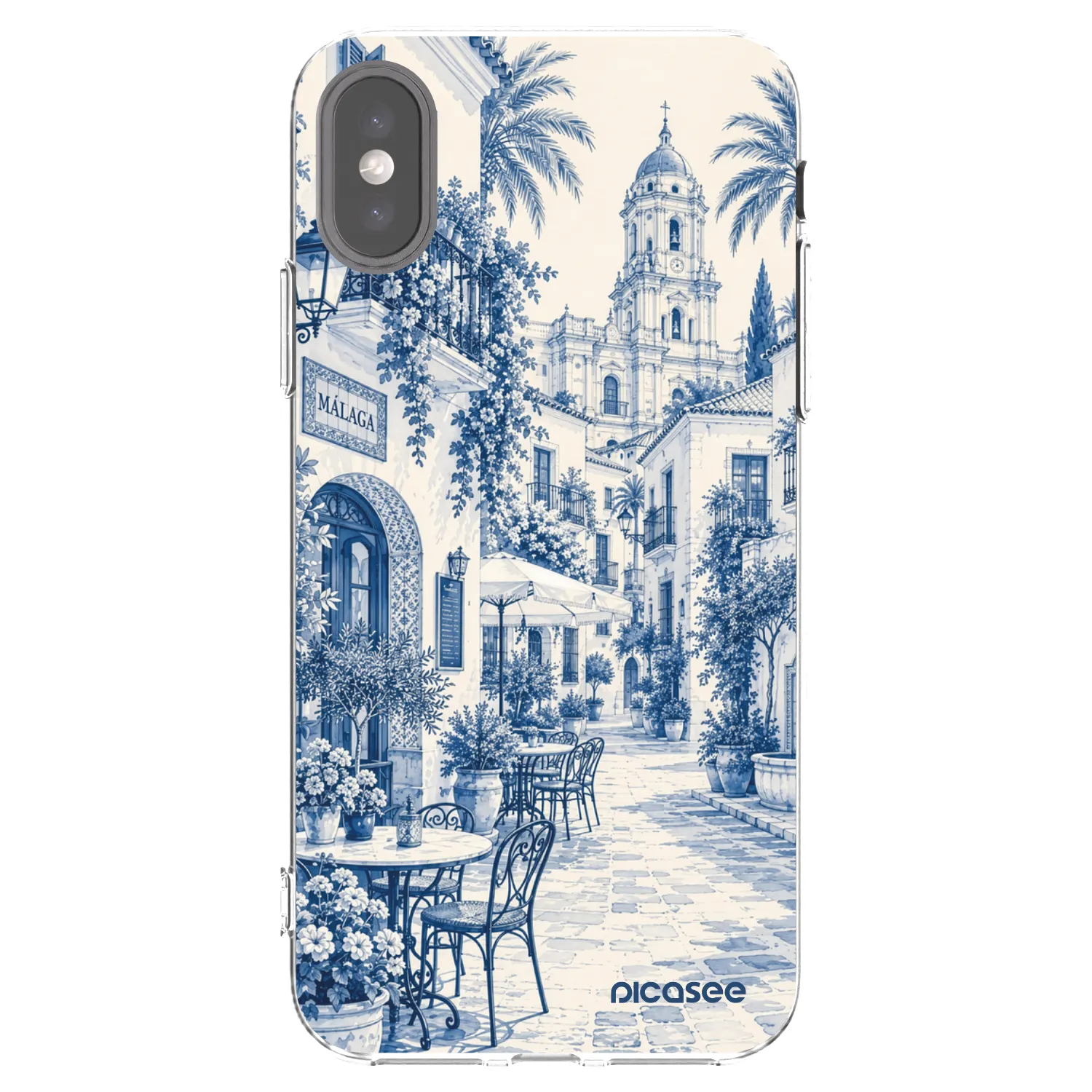 Picasee silikonski prozorni ovitek za Apple iPhone X/XS - Calle Azul