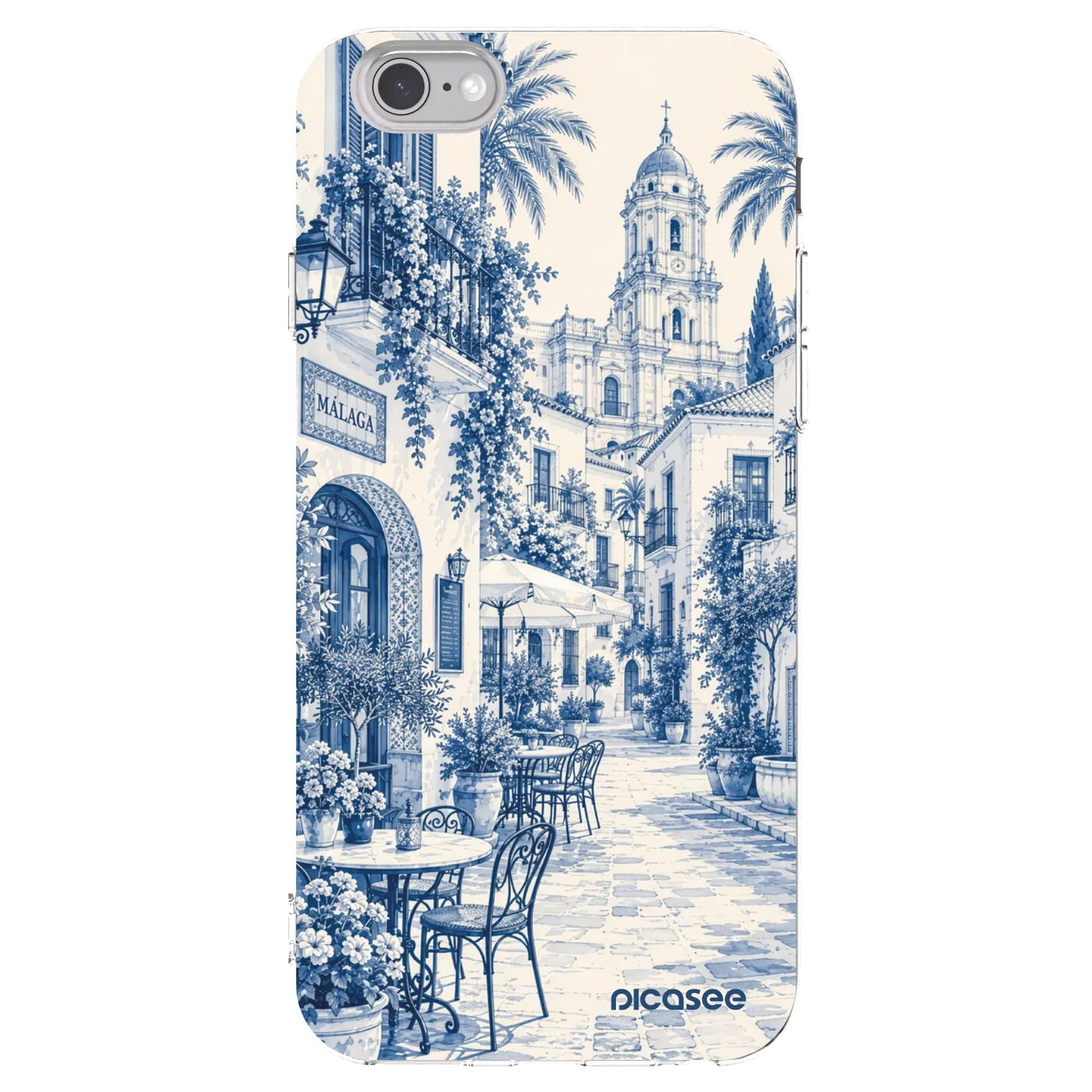 Picasee silikonski prozorni ovitek za Apple iPhone 6/6S - Calle Azul