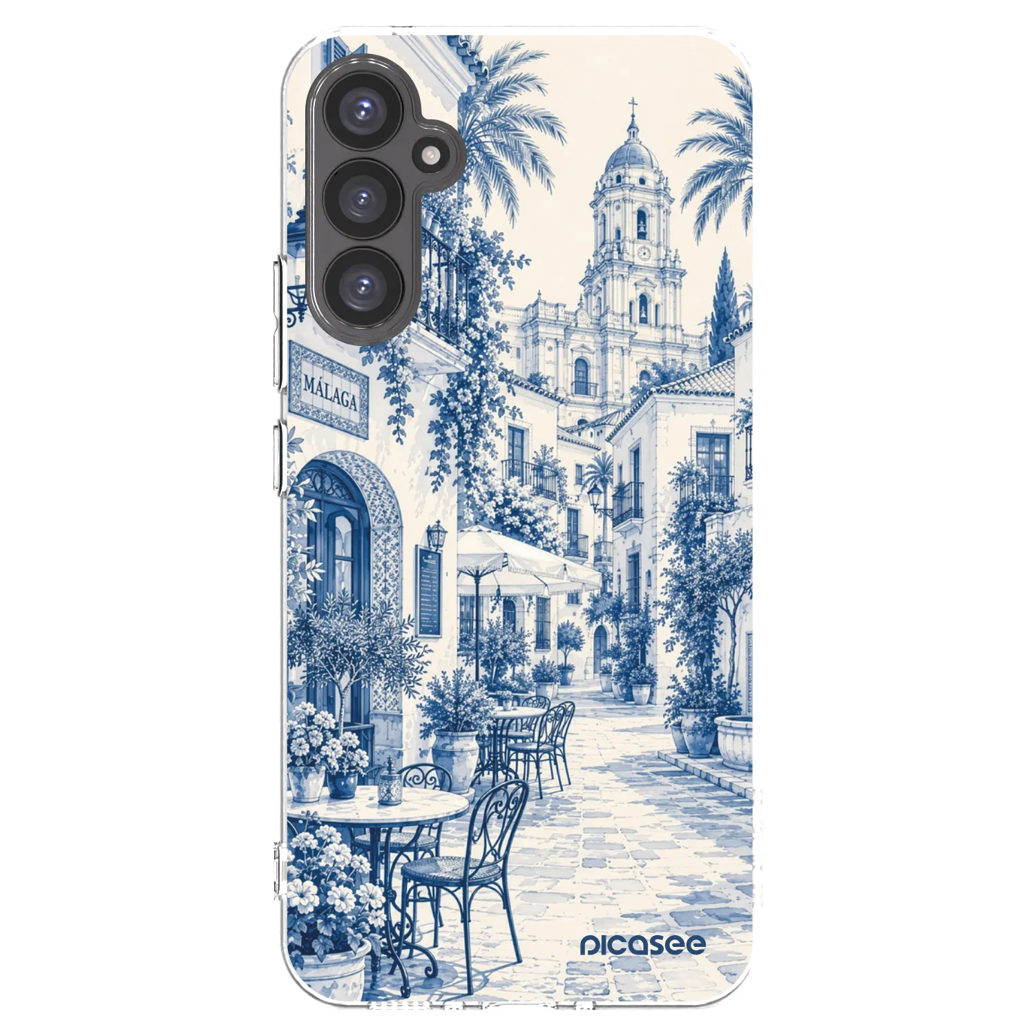 Picasee silikonski prozorni ovitek za Samsung Galaxy A34 5G A346B - Calle Azul