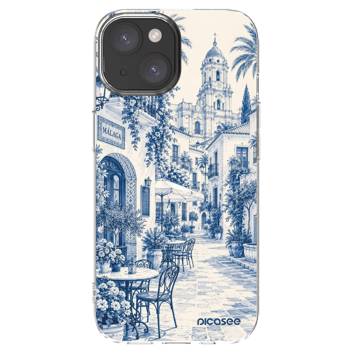Picasee silikonski prozorni ovitek za Apple iPhone 15 - Calle Azul