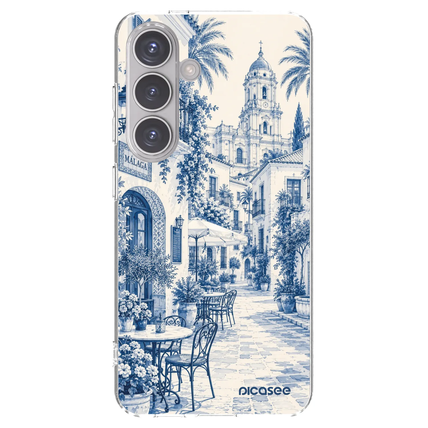 Picasee silikonski prozorni ovitek za Samsung Galaxy S24 S921B 5G - Calle Azul