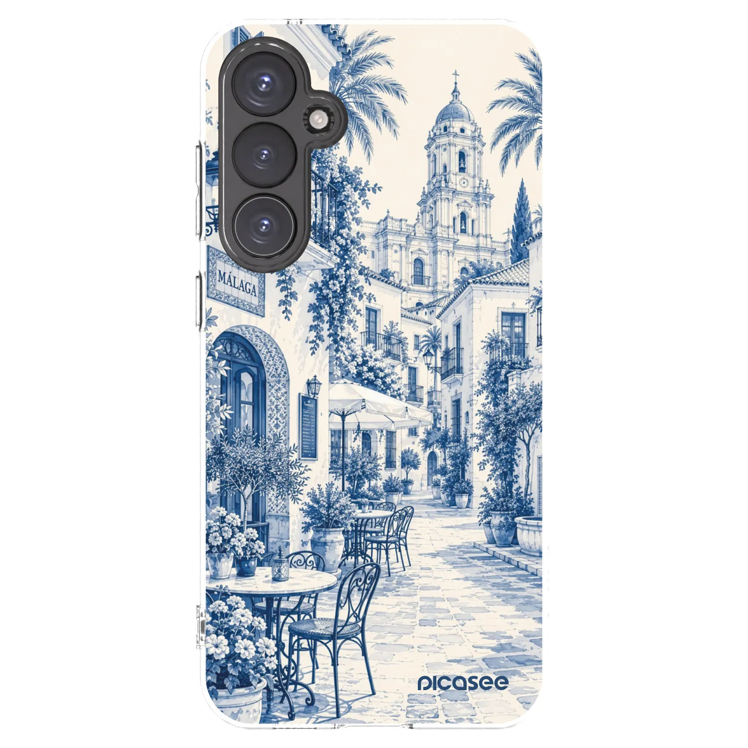 Picasee silikonski prozorni ovitek za Samsung Galaxy S23 FE S711B - Calle Azul