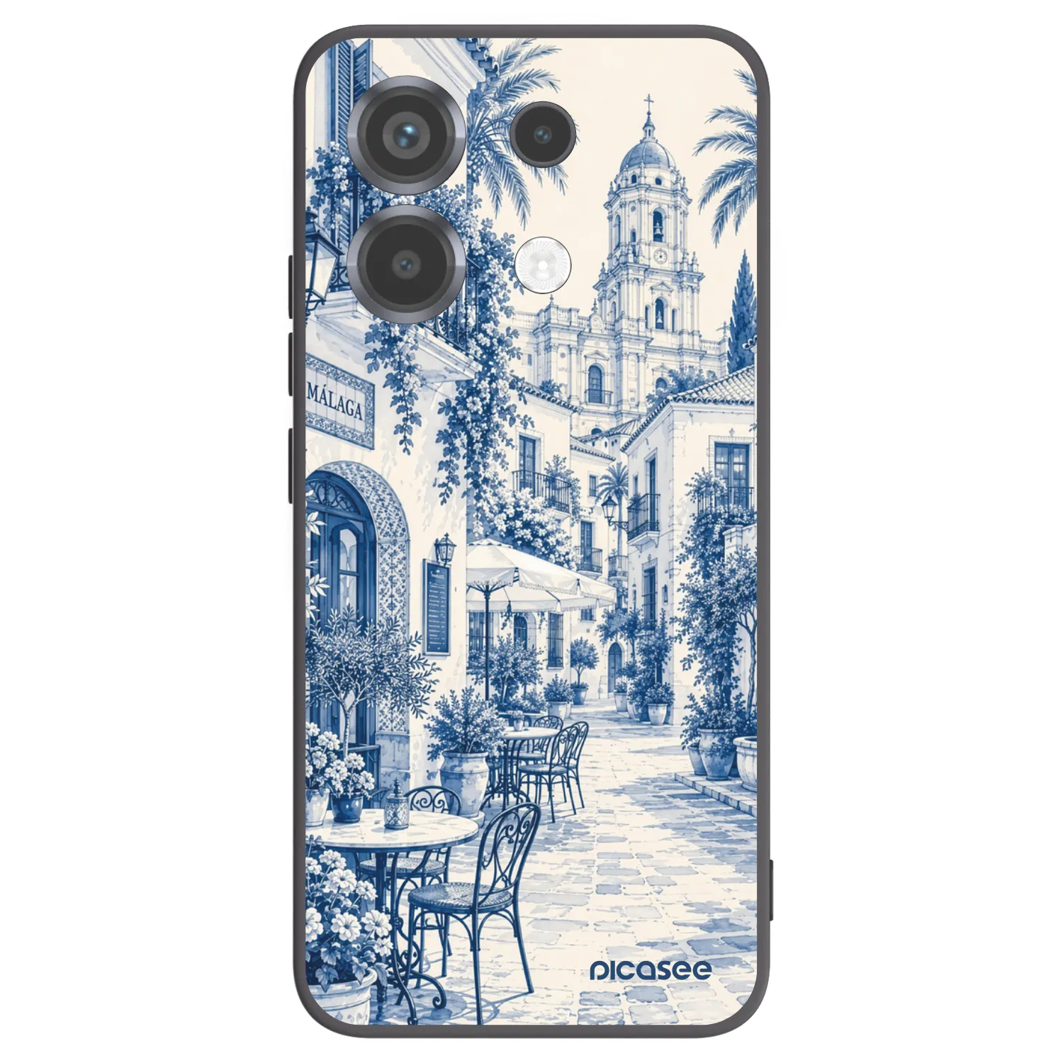 Picasee silikonski črni ovitek za Xiaomi Poco X6 - Calle Azul