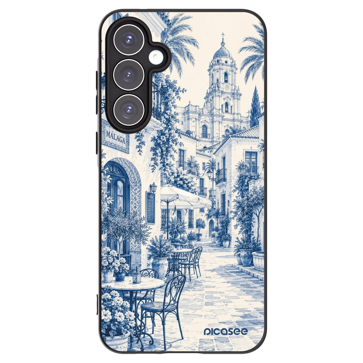Picasee silikonski črni ovitek za Samsung Galaxy A55 5G A556B - Calle Azul