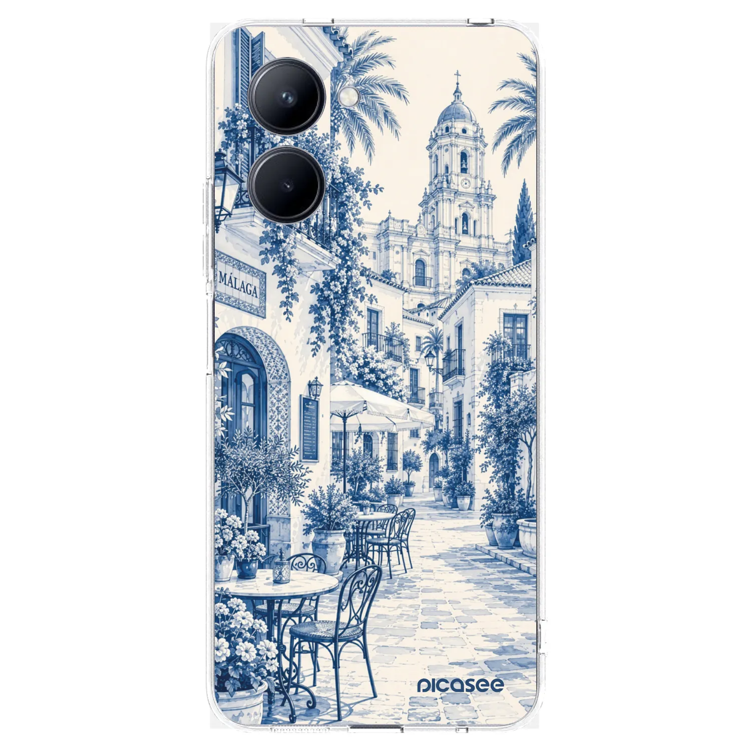 Picasee silikonski prozorni ovitek za Realme C33 (2023) - Calle Azul