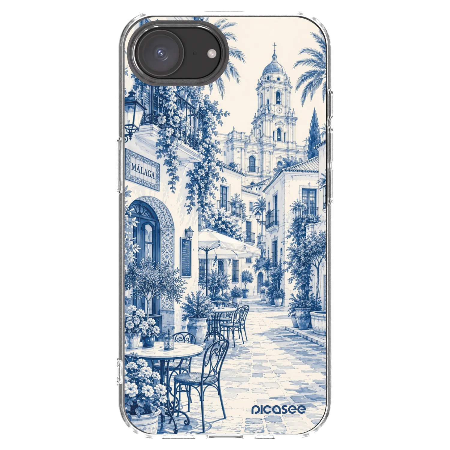 Picasee silikonski prozorni ovitek za Apple iPhone 16e - Calle Azul