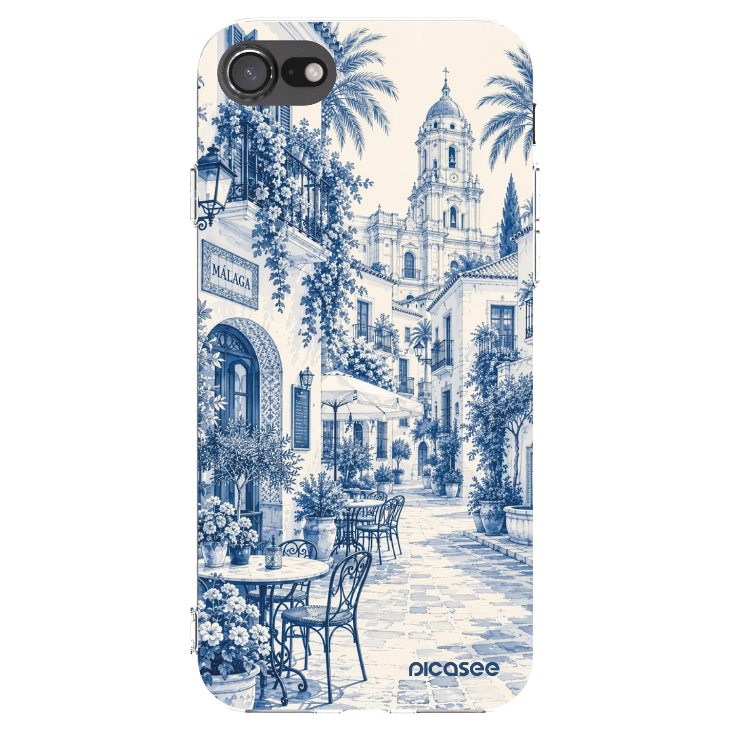 Picasee silikonski prozorni ovitek za Apple iPhone 7 - Calle Azul