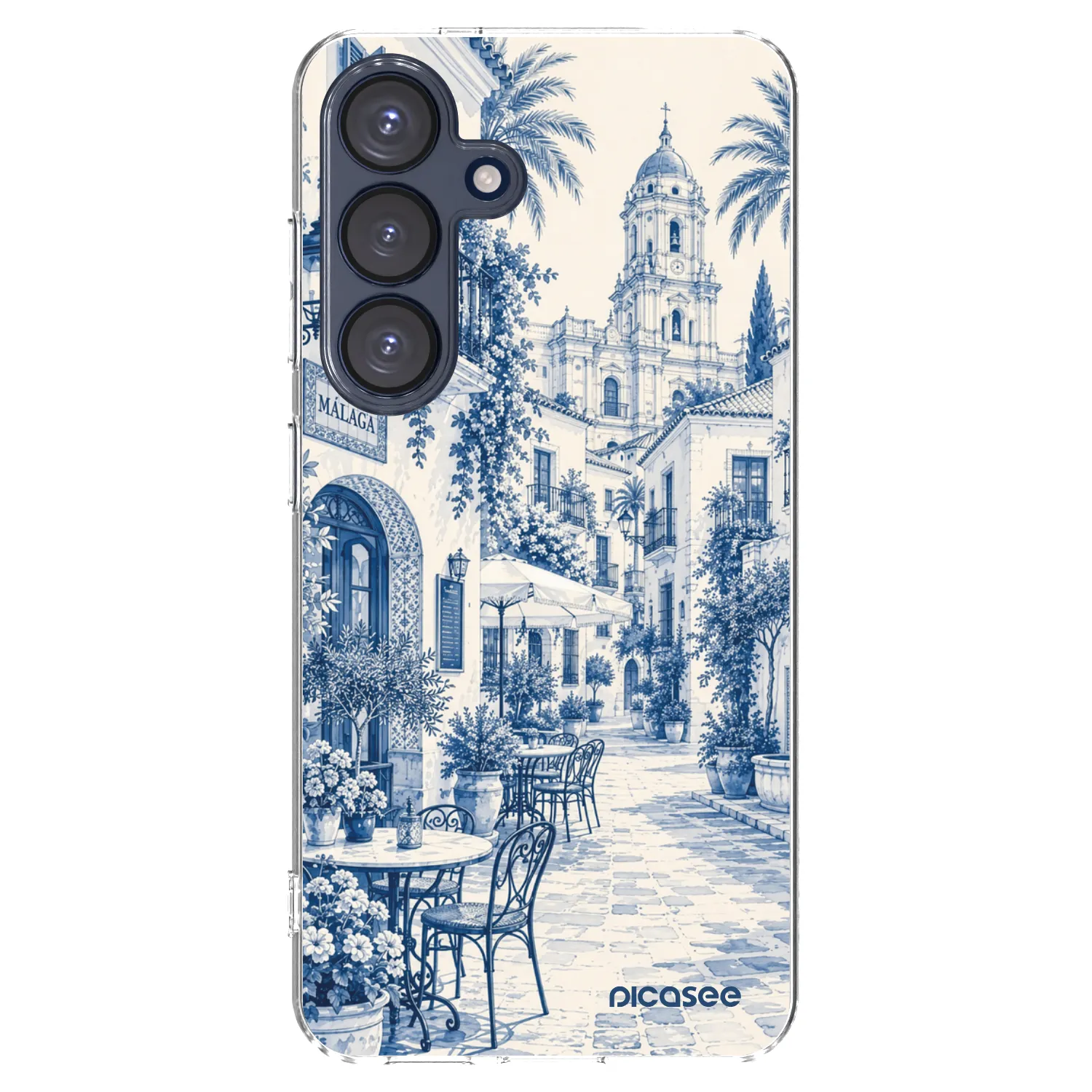 Picasee silikonski prozorni ovitek za Samsung Galaxy S25 5G - Calle Azul